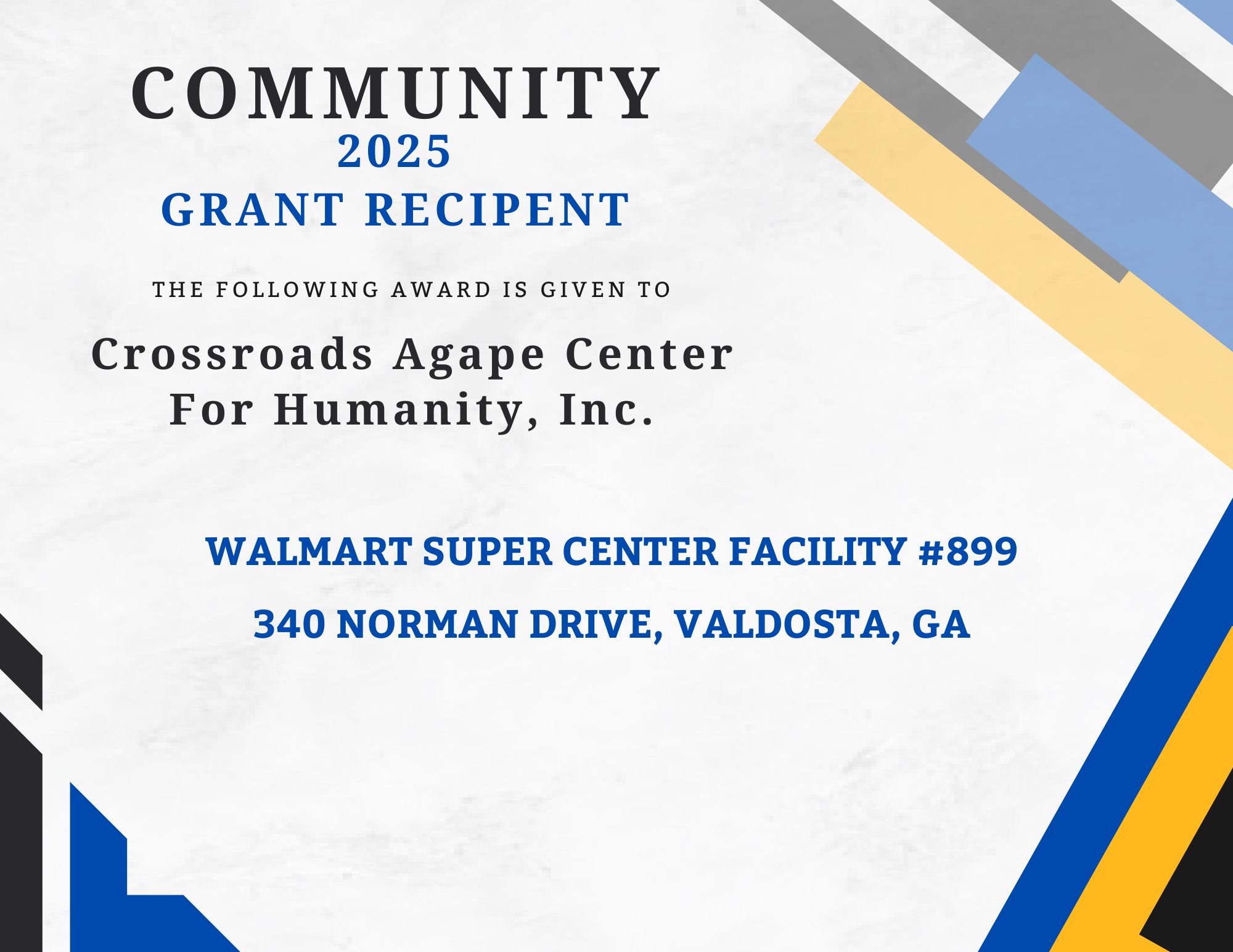 Local Community Grants